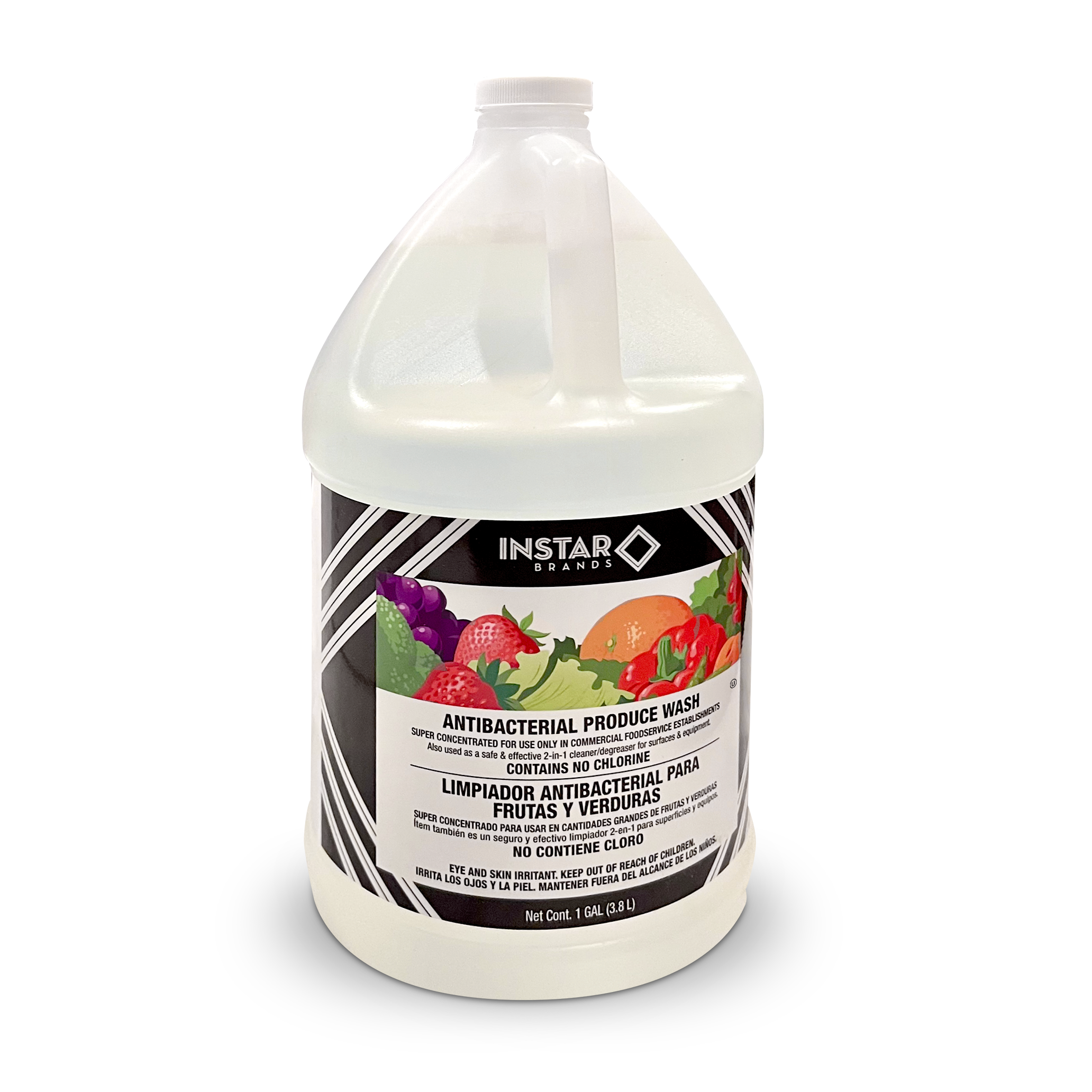 Antibacterial Liquid Produce Cleaner Case (Qty 4) 1 gallon 100 Na