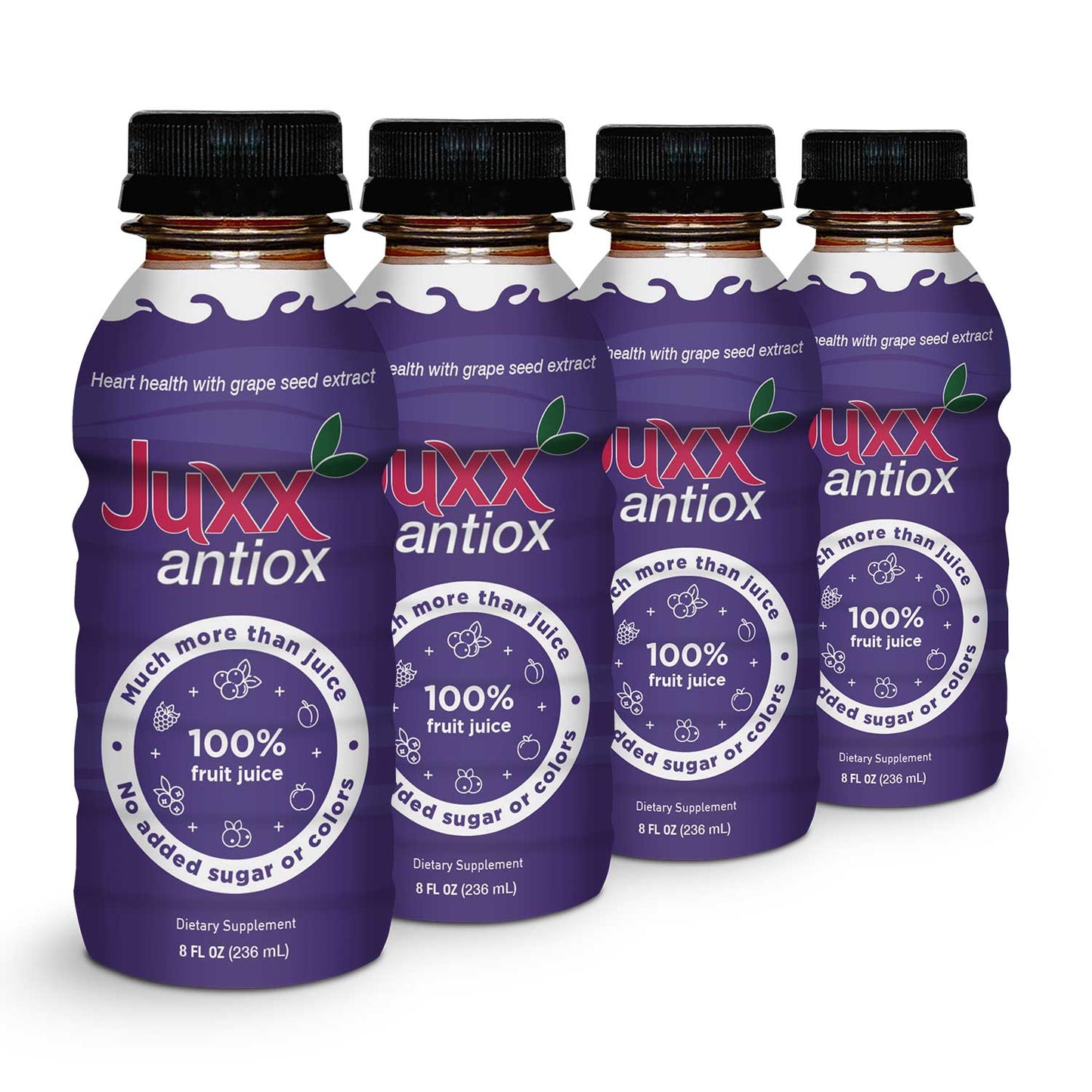 Juxx - Antiox Juice with MegaNatural-BP - 4 Pack of 8oz bottles