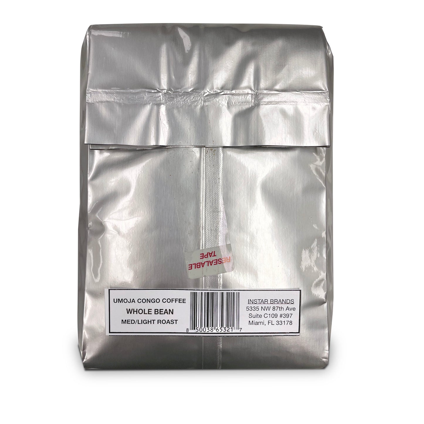 Umoja Premium Select African (Congo) Coffee - 1 kg (2.2 Lb) Whole Bean
