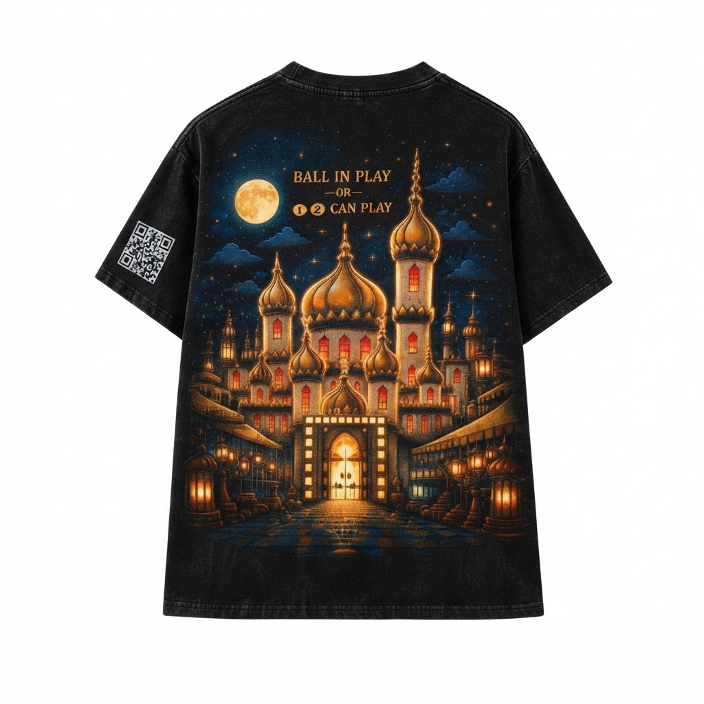 Aladdin's Castle Official Relaunch T-shirt (Made in America)