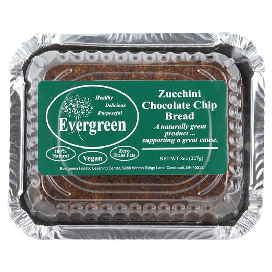 Evergreen Holistic Foods Vegan Chocolate Chip Zucchini Bread - 16 / 8oz packs