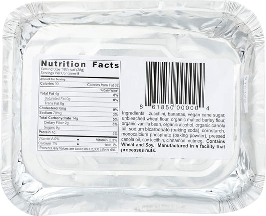 Evergreen Holistic Foods Vegan Zucchini Bread Multi-Pack - 16 / 8oz packs