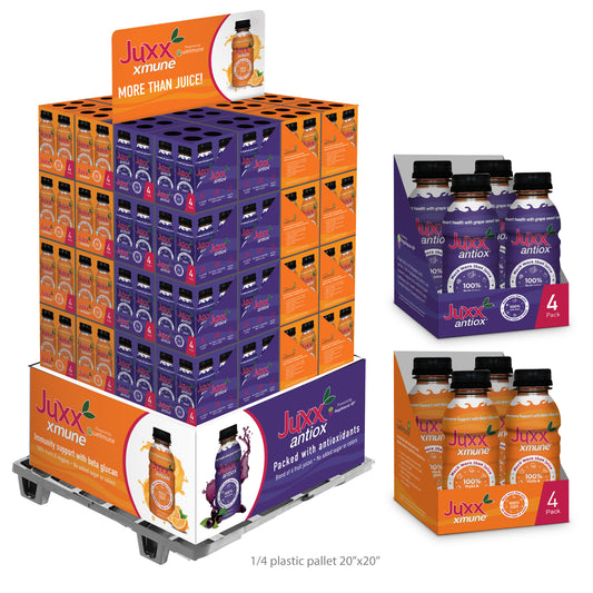 JUXX Antiox & XMune - SHIPPER (x 4 MOQ 256 cases / 1024 units)