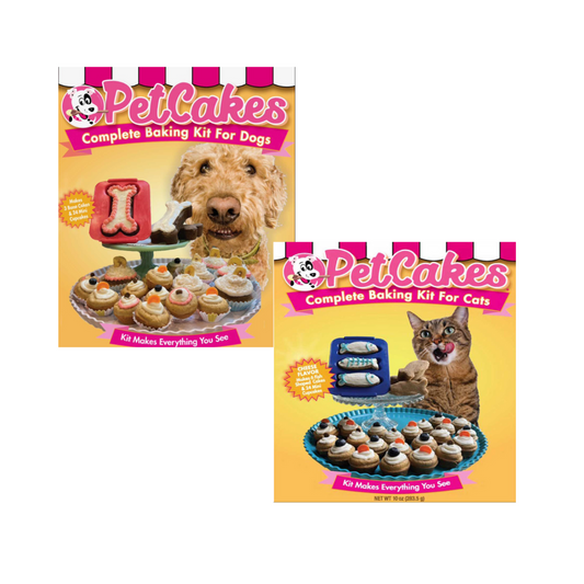 PetCakes Dog & Cat Counter - Complete Baking Kits - 2 Counters - 12 Boxes